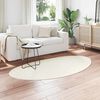 vidaXL Area Rugs HUARTE Cream 80 x 150 cm Polyester