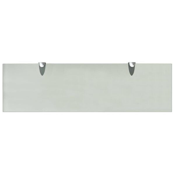 vidaXL Floating Shelves 2 pcs Glass 70x20 cm 8 mm