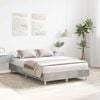 vidaXL Bed Frame Concrete Grey 193 x 123 x 25 cm Engineered Wood