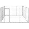 vidaXL Outdoor Dog Kennel Galvanised Steel 21.78 m&sup2;