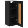 vidaXL Wall Mounted Cabinet Black Oak 34.5 x 34 x 90 cm