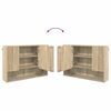 vidaXL Bathroom Furniture Set 5 pcs Sonoma oak 30 x 35 x 192 cm