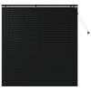 vidaXL Venetian Blind Black 145 x 160 cm 35 mm Solid Paulownia Wood