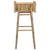 vidaXL Garden Planter with Holder Natural 50 x 38 x 114 cm Bamboo