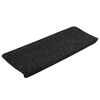 vidaXL Stair Mats Self-adhesive 30 pcs Anthracite 65x24.5x3.5 cm