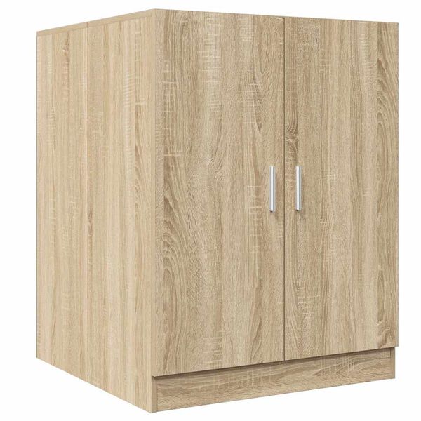 vidaXL Washing Machine Cabinet Sonoma Oak 70.5x71.5x91.5 cm