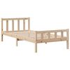 vidaXL Bed Frame without Mattress 100x200 cm Solid Wood Pine