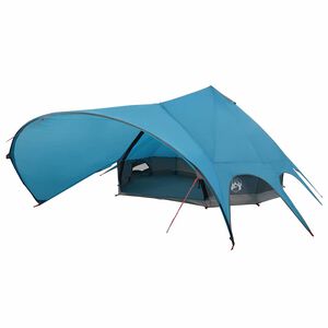 vidaXL Teepee Tent 9-Person with Roof Blue and Grey 502 x 502 x 297 cm