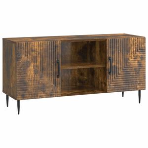 vidaXL TV Cabinet Smoked Oak 102 x 34.5 x 50 cm Engineered Wood