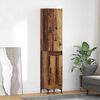 vidaXL Highboard Old Wood 69.5 x 34 x 180 cm Engineered Wood