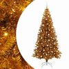 vidaXL Christmas Tree with 300 LEDs with Stand Gold 240 cm PET