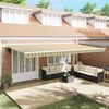 vidaXL Retractable Awning Retractable Green and Yellow 600 x 300 cm