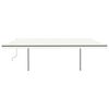 vidaXL Manual Retractable Awning with Posts 3.5x2.5 m Cream