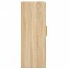 vidaXL Wall Mounted Cabinet Sonoma Oak 69.5x34x90 cm Engineered Wood