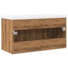 vidaXL Bathroom Sink Cabinet with Built-in Basin Artisan Oak