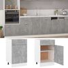 vidaXL Drawer Bottom Cabinet Lyon Concrete Grey 50x46x81.5 cm Engineered Wood