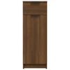 vidaXL Bathroom Cabinet Brown Oak 32x34x90 cm Engineered Wood