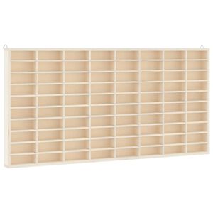 vidaXL Wooden Collector's Display Case with 80 Compartments 80x4.5x40.5cm