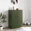 vidaXL Highboard Olive Green 67x39x95 cm Steel