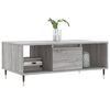 vidaXL Coffee Table Grey Sonoma 90x50x36.5 cm Engineered Wood