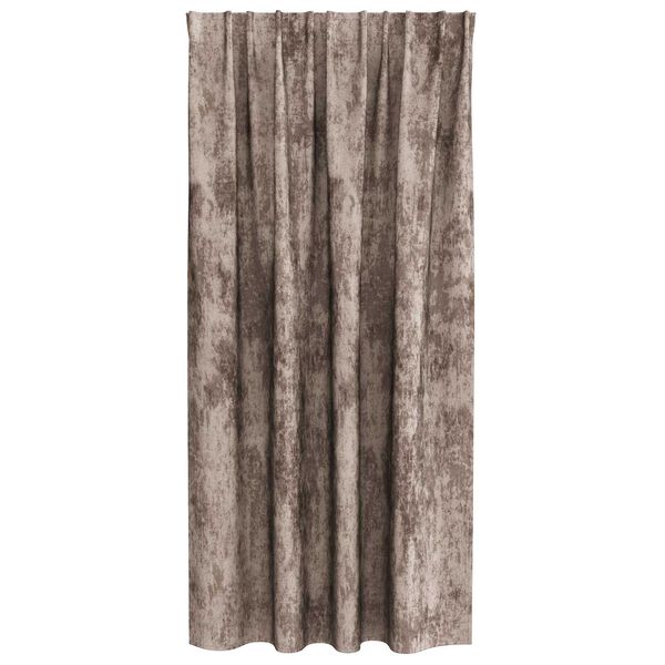 vidaXL Velvet Curtains 2 pcs Cappuccino 175 x 140 cm Velvet