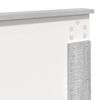vidaXL Bed Frame with Drawer Grey Sonoma 140 x 200 cm Engineered Wood