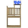 vidaXL Play Tower Brown 110.5 x 52.5 x 215 cm Solid Impregnated Wood