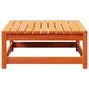 vidaXL Garden Footstool Wax Brown 70x70x30 cm Solid Wood Pine