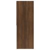 vidaXL Book Cabinet Brown Oak 67x24x161 cm Engineered Wood