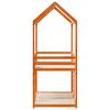 vidaXL Bunk Bed without Mattress Wax Brown 75x190 cm Small Single Solid Wood Pine