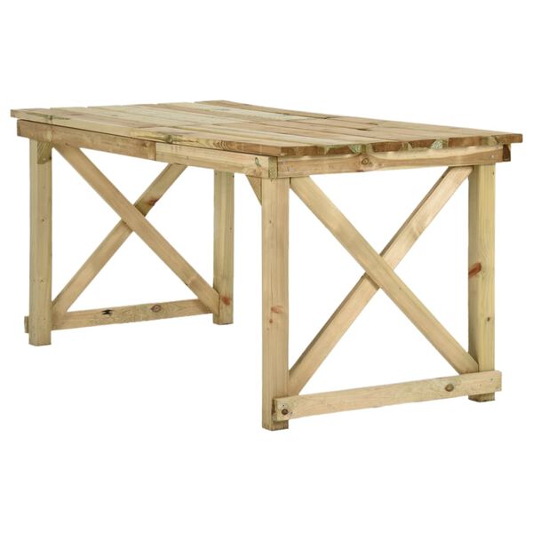 vidaXL Garden Table 160x79x75 cm Wood