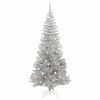 vidaXL Christmas Tree with 300 LEDs with Stand Silver 240 cm PET