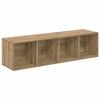 vidaXL TV Cabinet Set 4 pcs Brown 37 x 37 x 142.5 cm Engineered Wood