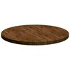 vidaXL Table Top Light Brown &Oslash; 90 x 4 cm Solid Oak Wood