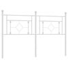 vidaXL Metal Replace Headboard White 150 cm