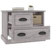 vidaXL Bedside Cabinet Grey Sonoma 60x39x45 cm