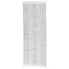 vidaXL Rug Light Grey 100x300 cm Cotton