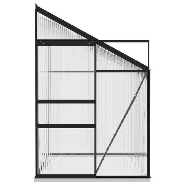 vidaXL Greenhouse Anthracite Aluminium 3.97 m&sup3;