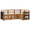vidaXL Sofa Sets 4 pcs Solid Acacia Wood