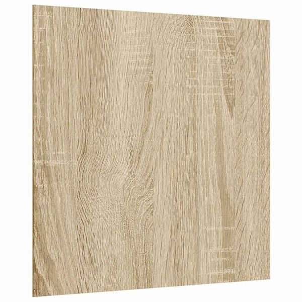 vidaXL Decor Panels 12 pcs Sonoma oak 30 x 30 x 0.3 cm Engineered wood