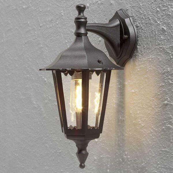 KONSTSMIDE Wall Light Firenze Down Matte Black