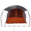 vidaXL Tunnel Tent with Roof Grey and Orange 740 x 370 x 220 cm