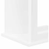 vidaXL End Table White 35 x 25 x 50 cm Engineered Wood
