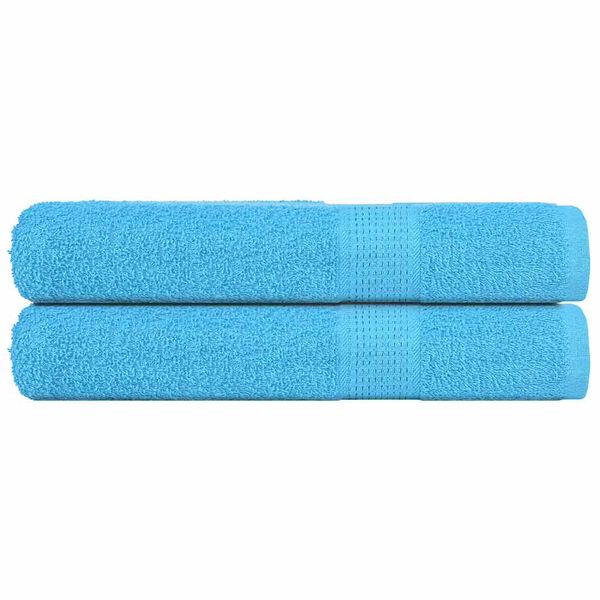 vidaXL Towels "FROGN" 2 pcs Turquoise 100x200 cm 360 gsm
