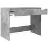 vidaXL Desk with Drawer Concrete Grey 100 x 50 x 78 cm Engineered Wood