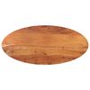 vidaXL Table Top 120x50x2,5 cm Oval Solid Wood Acacia
