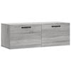 vidaXL Wall Cabinet Grey Sonoma 100x36,5x35 cm Engineered Wood