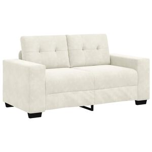 vidaXL Sofa Cream 160 x 77 x 82 cm Fabric