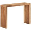 vidaXL Console Table 110x30x76 cm Solid Wood Acacia