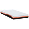 vidaXL Mattress White and Grey 100 x 200 cm Gel Memory Foam